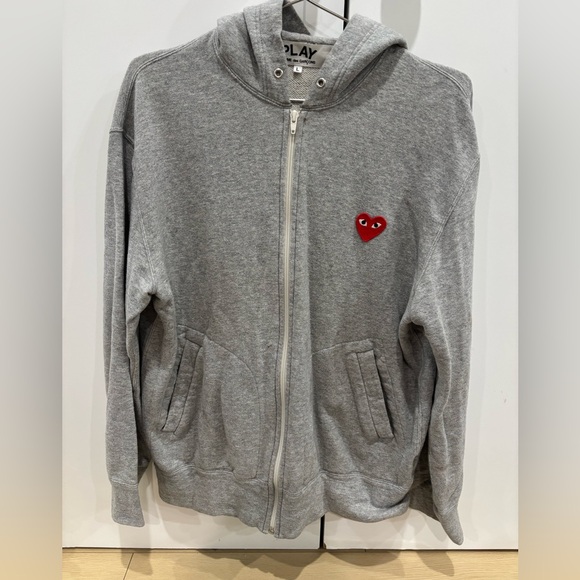 Comme des Garcons Other - Comme des Garcons Gray Zip Up Hoodie